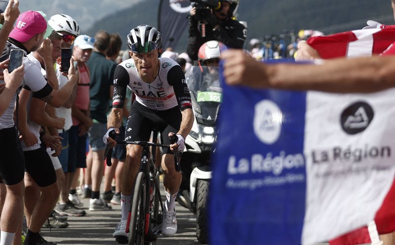 &copy; Reuters. Majka sur les routes du Tour de France /Photo prise le 19 juillet 2023/REUTERS/Benoit Tessier