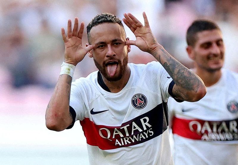&copy; Reuters. Neymar rejoint Koulibaly et Milinkovic-Savic à Al-Hilal.  /Photo prise le 3 août 2023/REUTERS/KIM HONG-JI