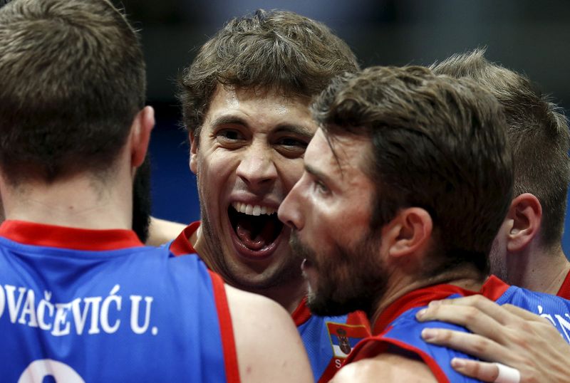 &copy; Reuters. La Serbie a été médaillée de bronze à l'Euro, il y a deux ans./Photo prise le 18 juillet 2015/REUTERS/Sergio Moraes