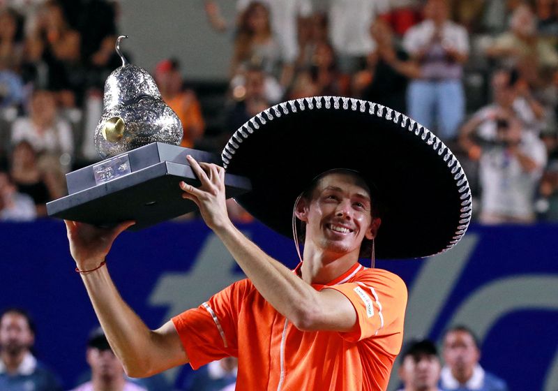 &copy; Reuters. De Minaur remporte l'ATP 500 d'Acapulco pour la deuxième année consécutive /Photo prise le 3 mars 2024/REUTERS/Henry Romero