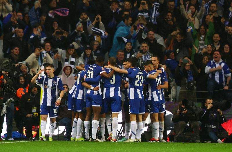 &copy; Reuters. Grosse victoire du FC Porto contre son rival, le Benfica Lisbonne./Photo prise le 3 mars 2024/REUTERS/Pedro Nunes